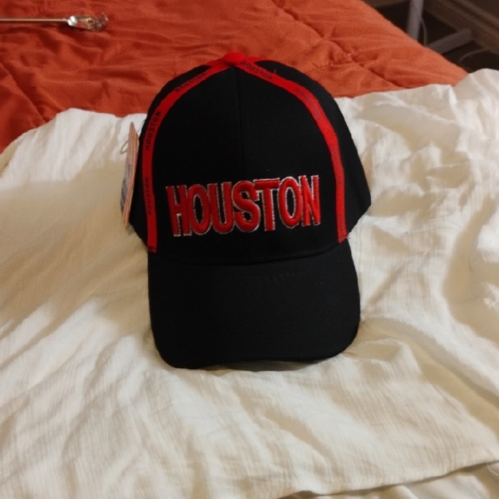 Black and Red Houston Cap